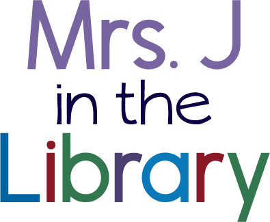Mrs. J in the Library logo.