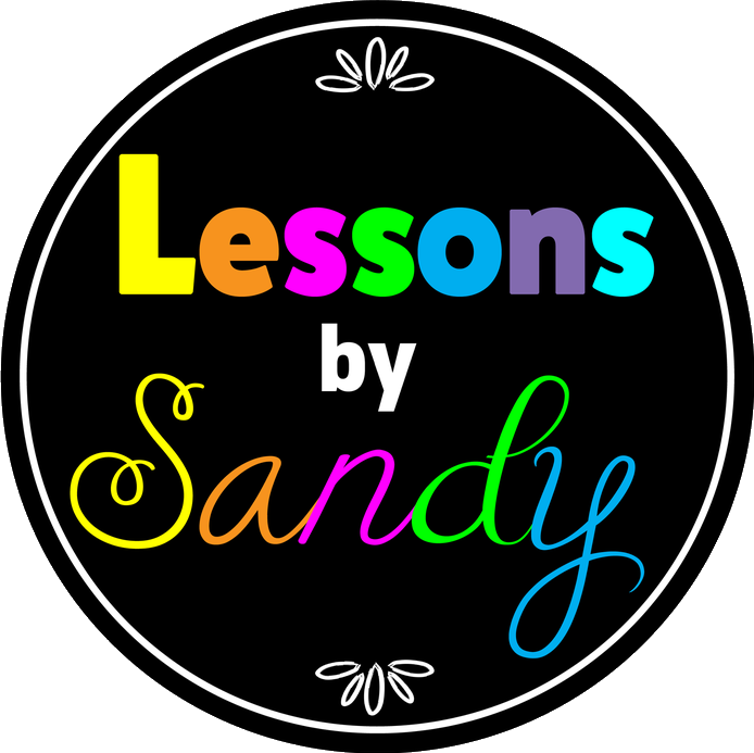 Lessons by Sandy circle logo